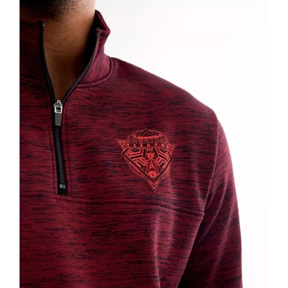 AMERICAN FIGHTER Men's Pullover L/S HAWTHORN Mock - Picture 5 of 8